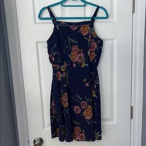 Floral Navy Dress